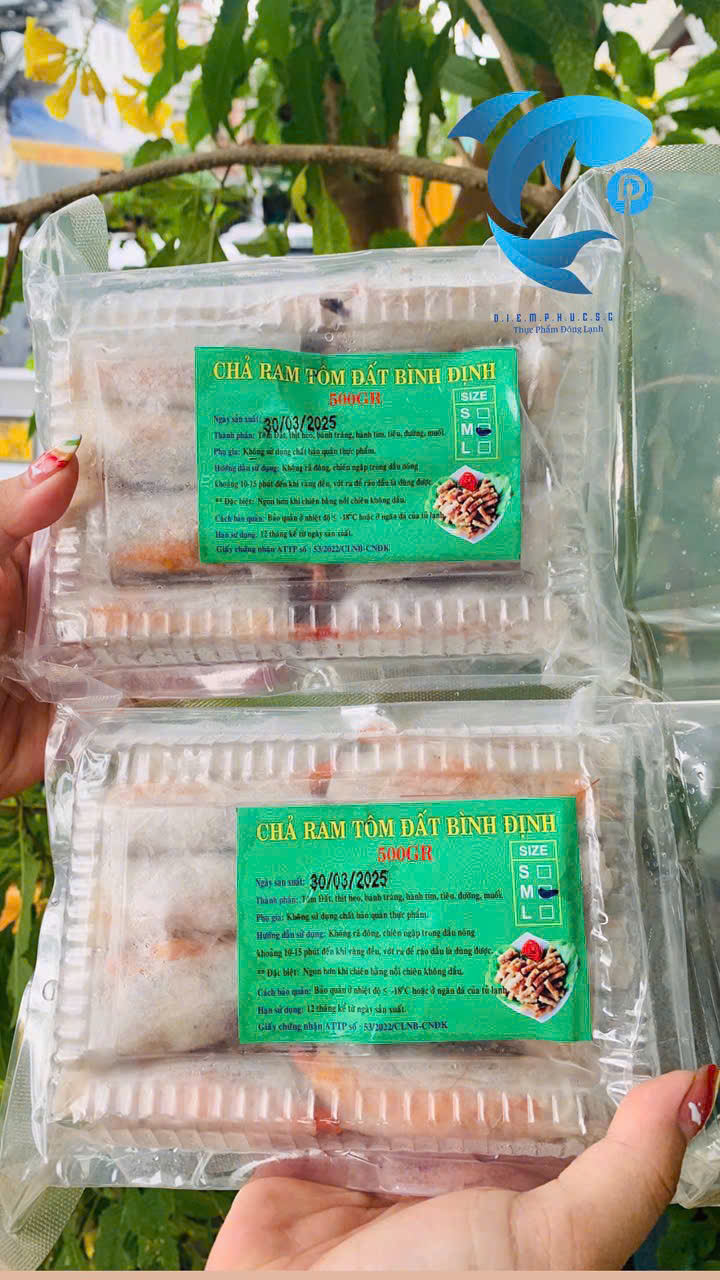 Chả ram tôm size lớn